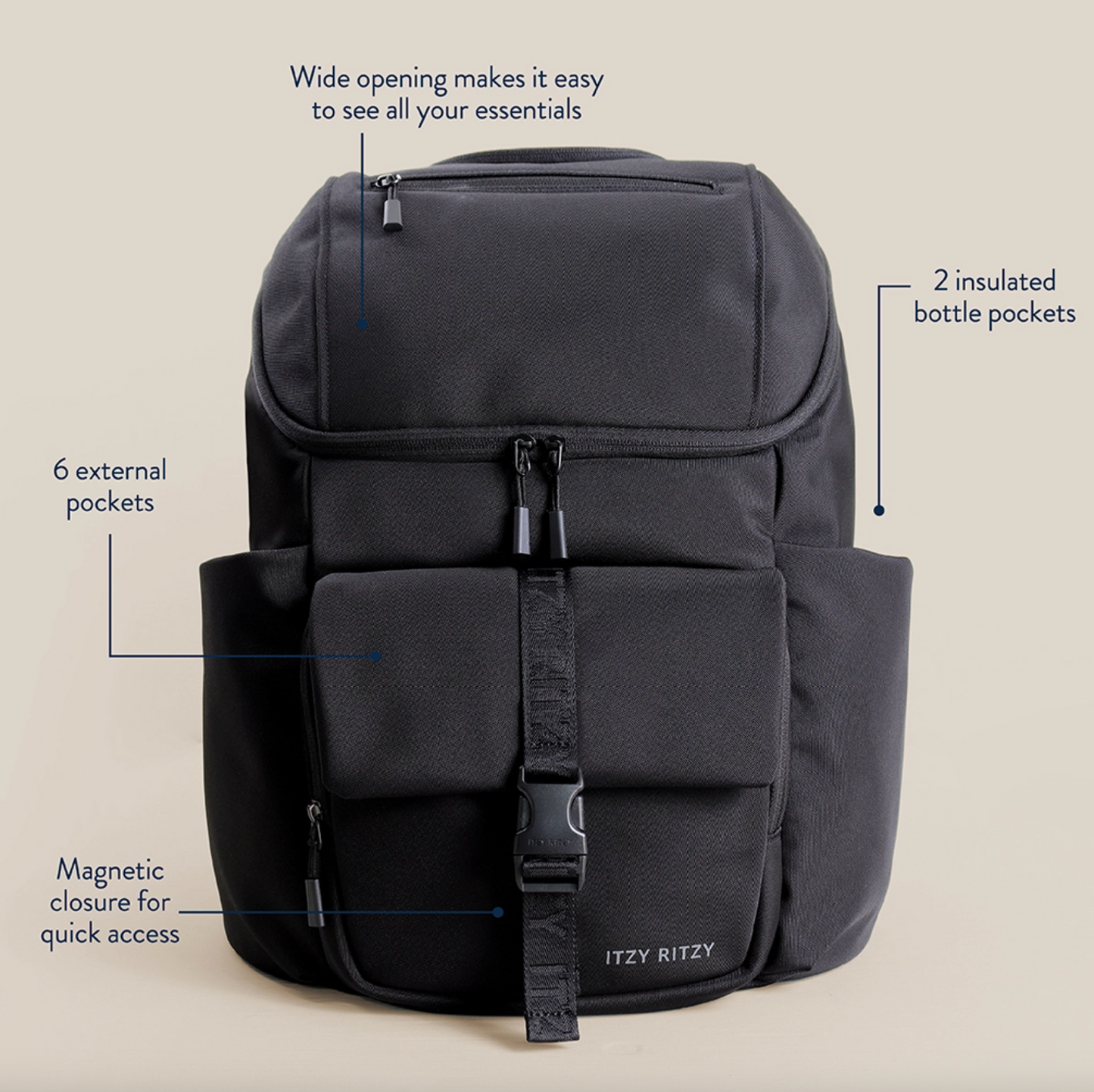 Belong Bucket Backpack Diaper Bag