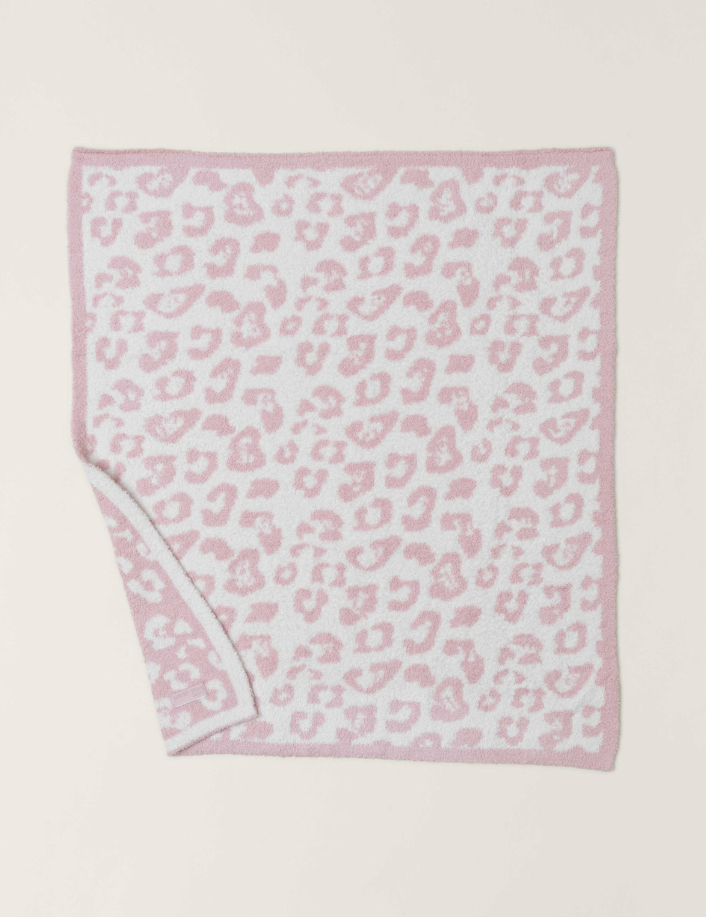 CozyChic Barefoot In The Wild Dusty Rose Baby Blanket