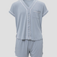 Moonbeam Jersey Piped Lounge Set