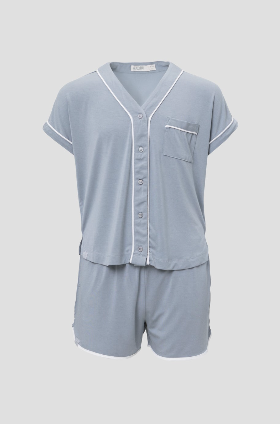 Moonbeam Jersey Piped Lounge Set