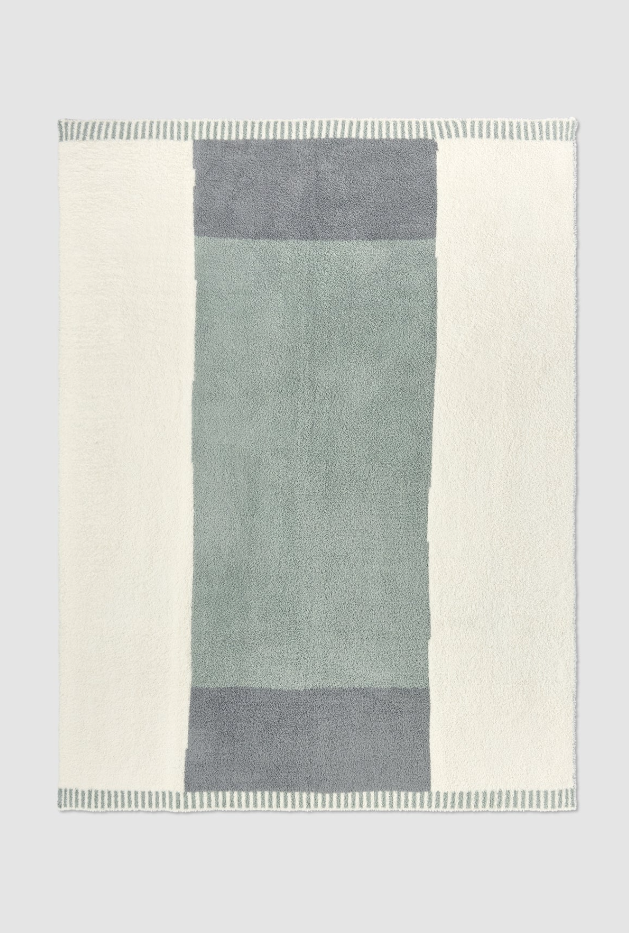Beach Glass CozyChic Cova Center Stripe Throw