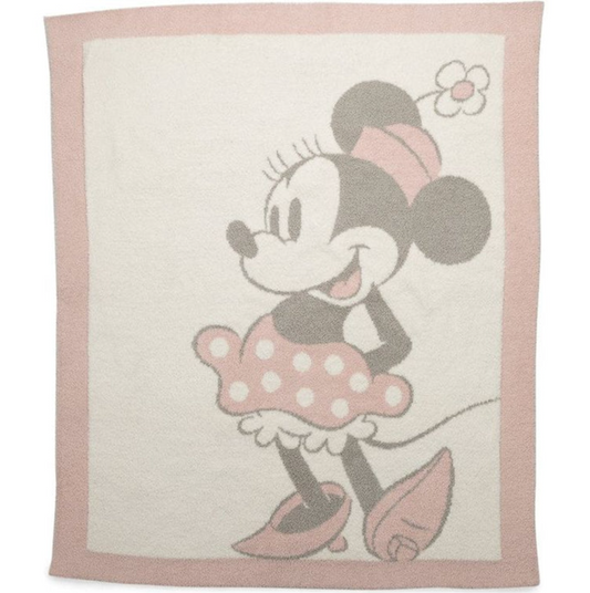 Vintage Minnie Mouse Baby Blanket