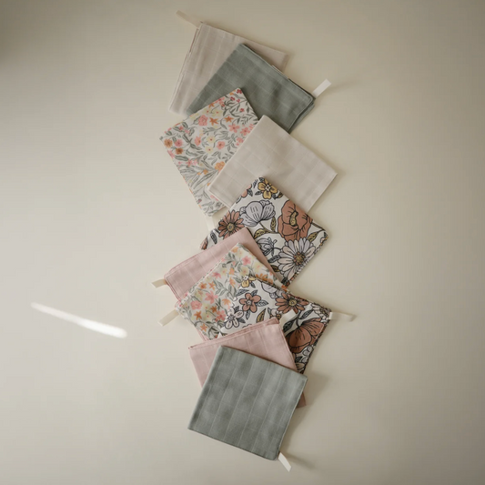Muslin Cotton Washcloth - 5 Pack
