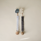 Linen Pacifier Clip - 2 Pack