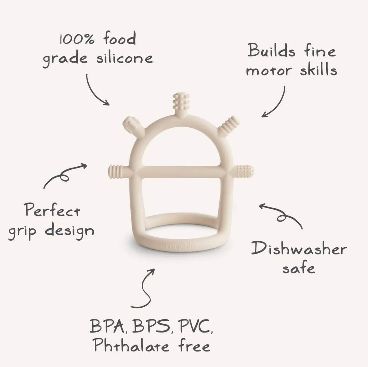 No-Drop Sensory Teether