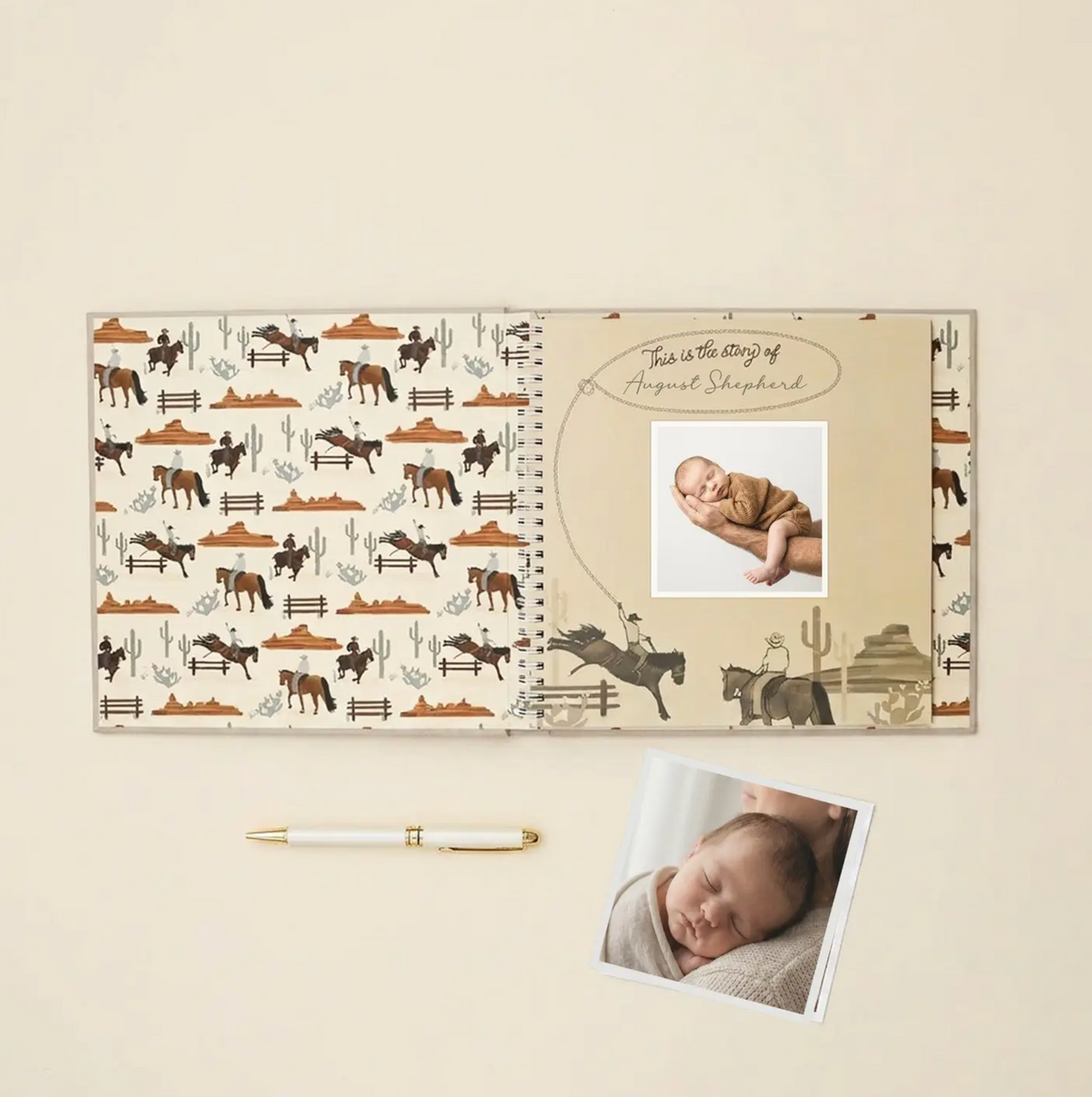 My First Rodeo First Year Baby Memory Book