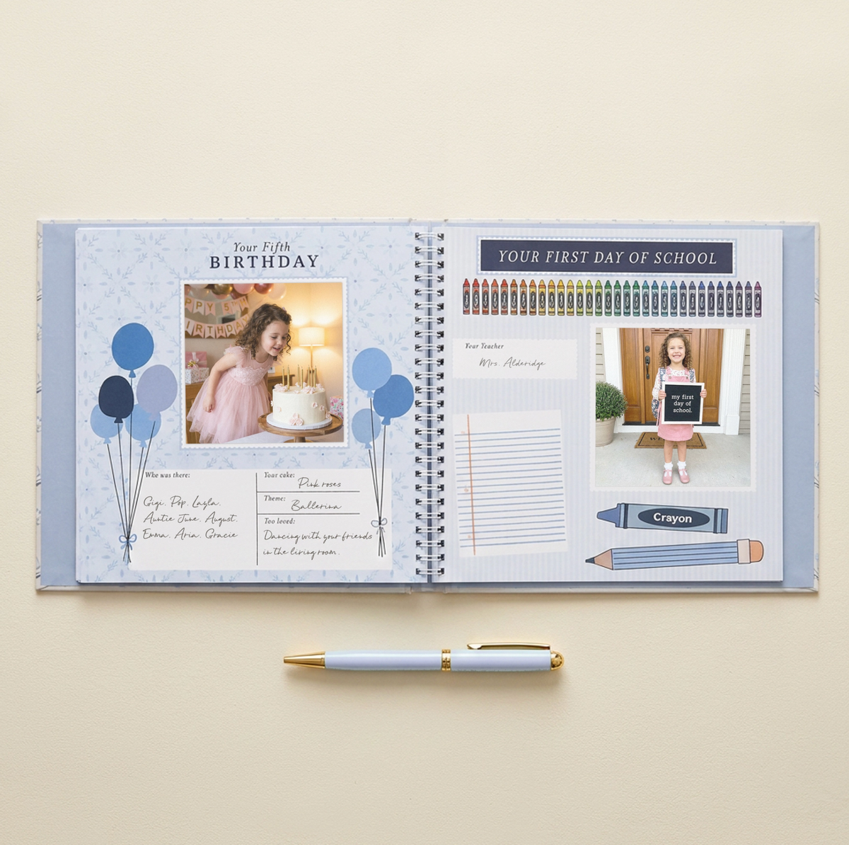 Little Goose First Year Baby Memory Book