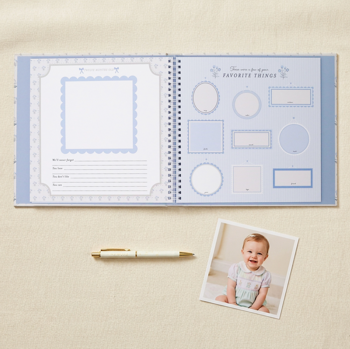 Little Goose First Year Baby Memory Book