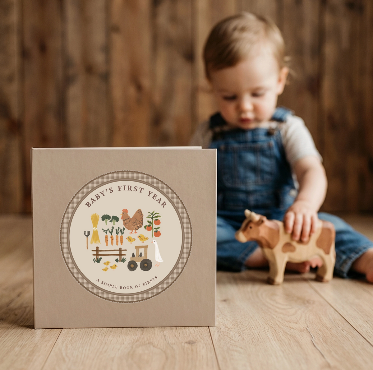 Little Farmer First Year Baby Memory Book