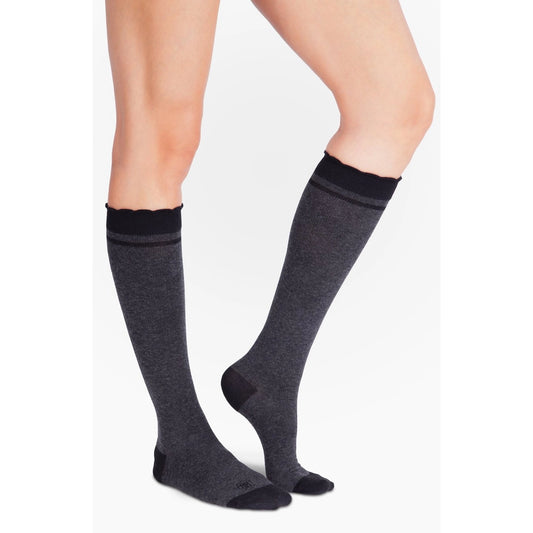 Black/Charcoal Compression Socks