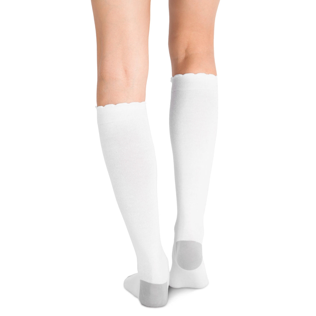 White/Grey Compression Socks