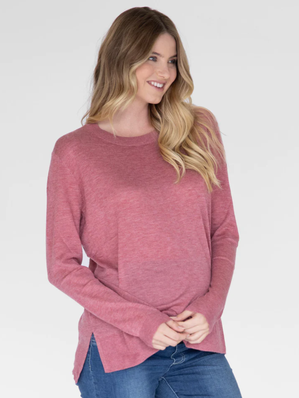Rose Oversize Maternity Sweater