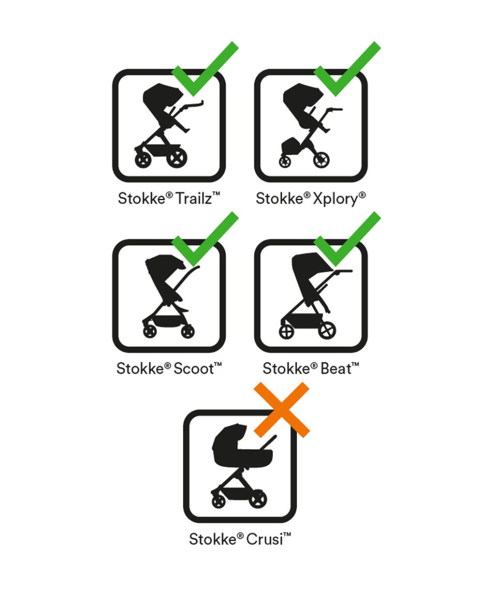 Car seat adapter stokke Outlet