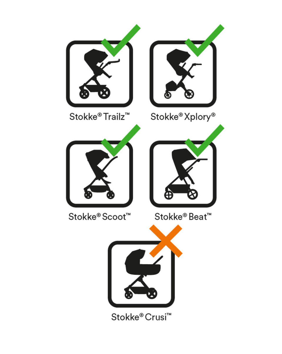 Car seat adapter for Stokke® Stroller
