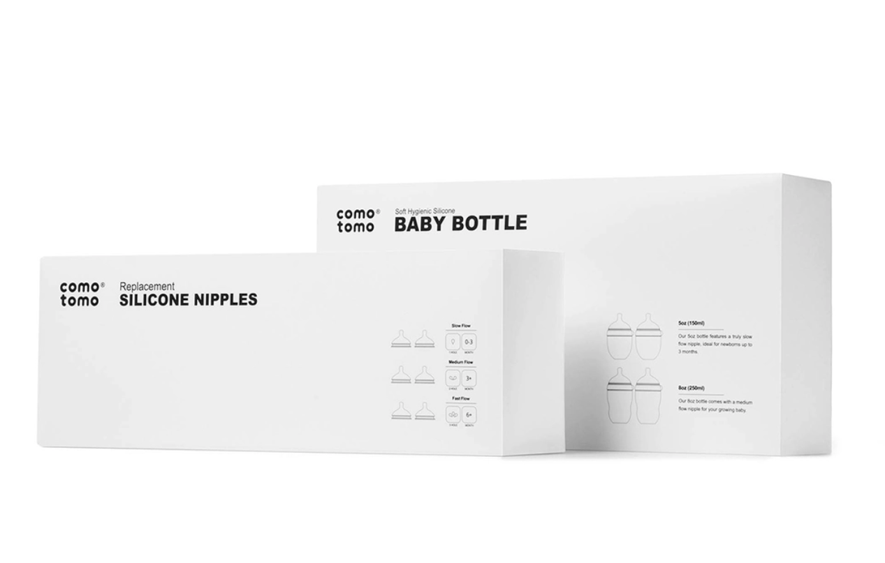 Comotomo Baby Bottle Bundle - Green