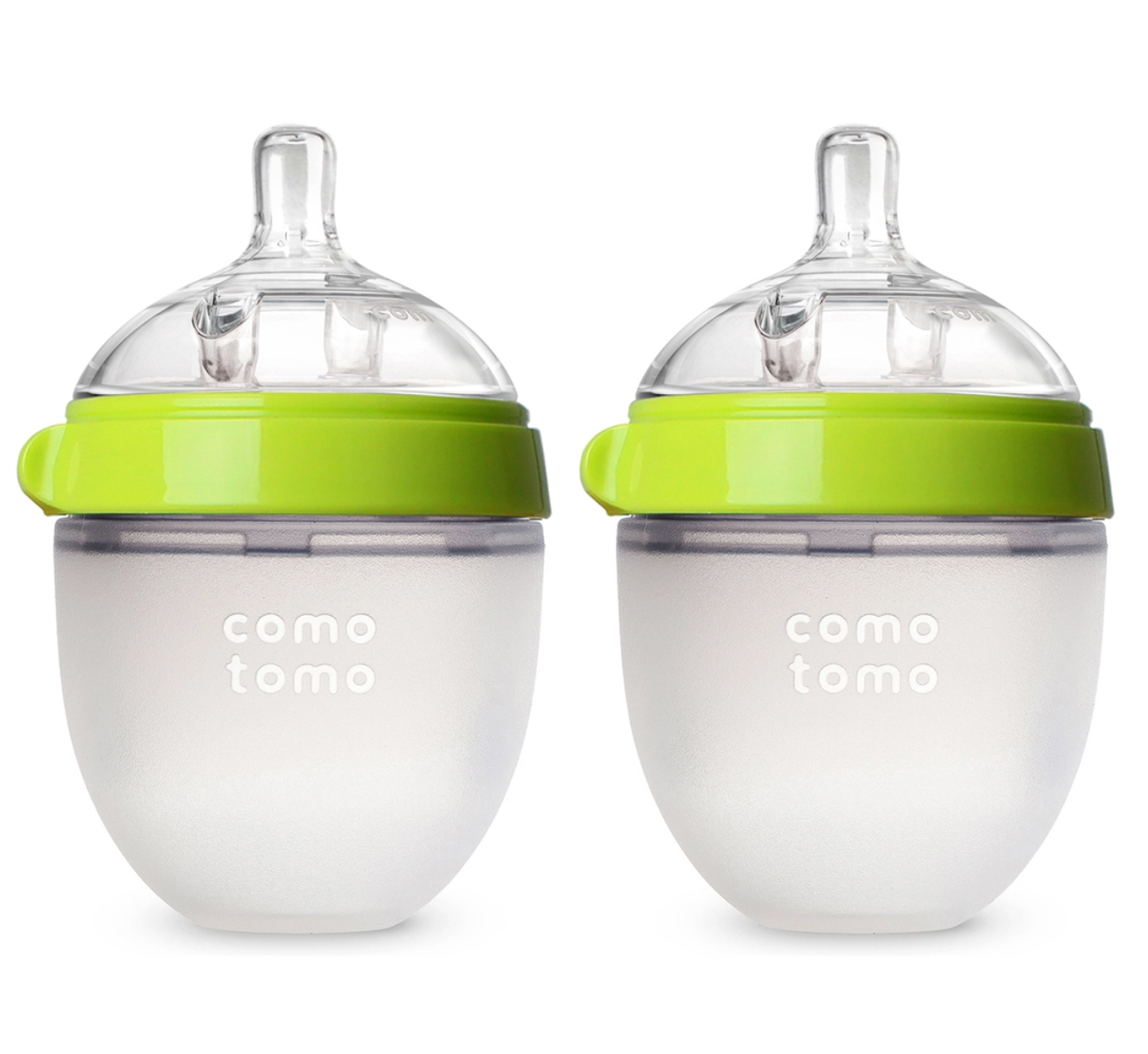 Comotomo Baby Bottle 5oz Double Pack - Green