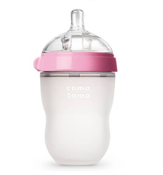 Comotomo Baby Bottle 8oz Single Pack - Pink