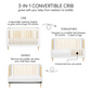 Babyletto Lolly 3-In-1 Convertible Crib With Toddler Bed Conversion Kit