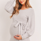 Cashmere-Like Knit Maternity Dress