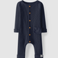 Navy Ribbed Coverall