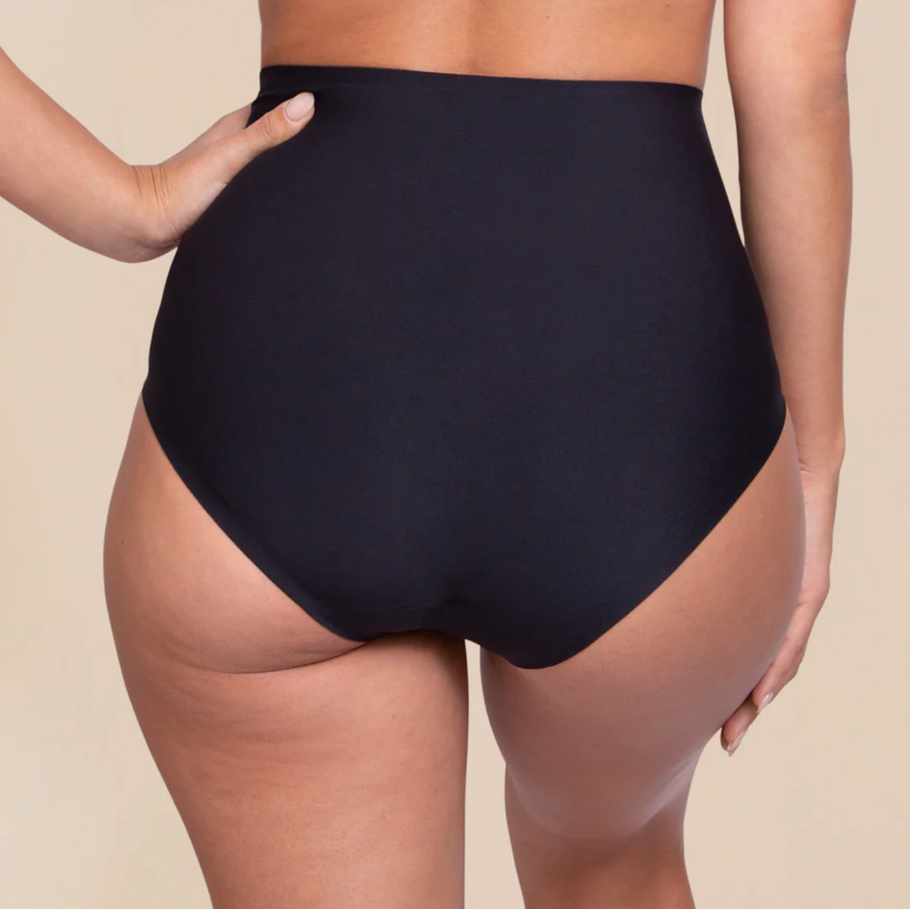 Leak-Resistant High Waisted Smoothing Brief