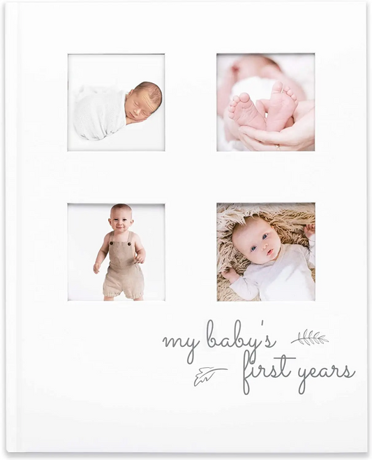 Alpine White Baby First Years Memory Book
