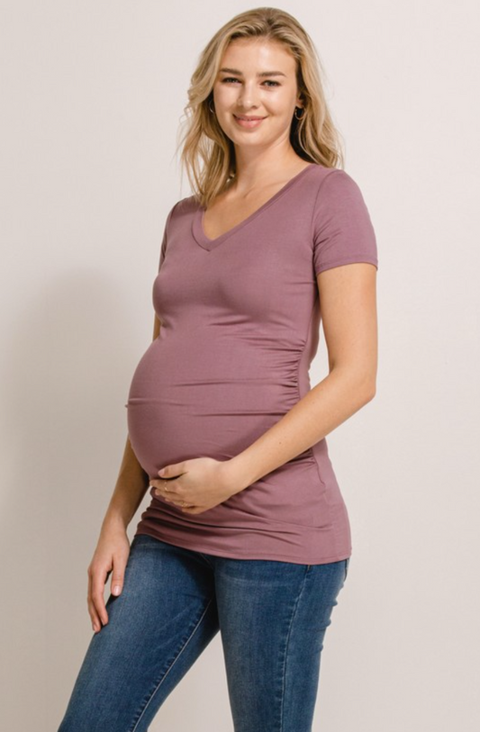 Croissant T-Shirt Maternity & Nursing Bra – Mickey Roo Maternity & Nursery