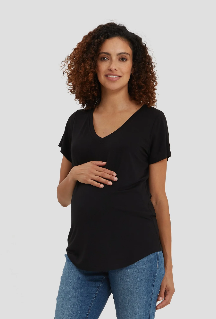 The Nursing Tee - Black