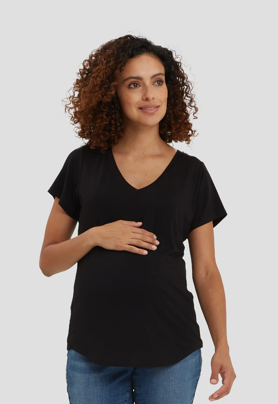 The Nursing Tee - Black