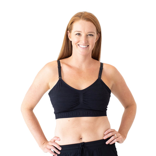 Sublime Hands-Free Pumping & Nursing Bra - Black